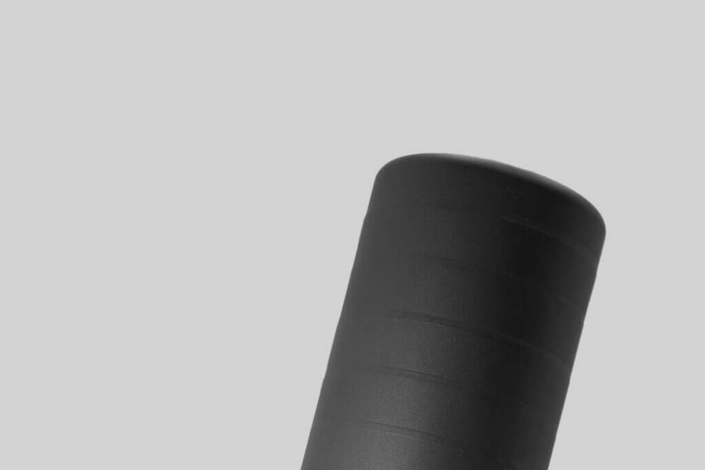 rifle suppressor closeup