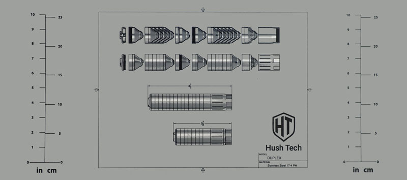 Free Hush Tech DUPLEX gun mat