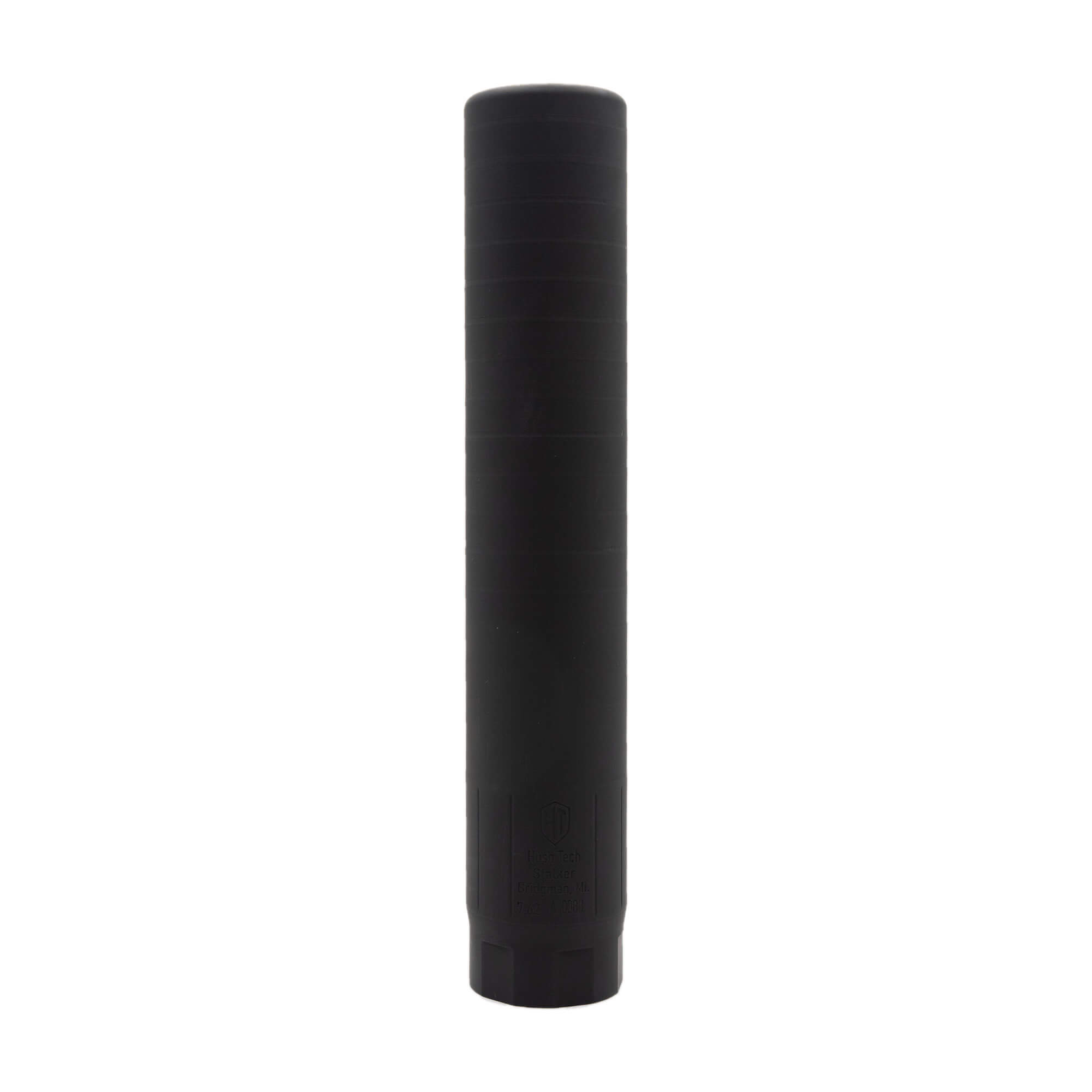 rifle silencer Stalker model by Hush Tech in 7.62 caliber and color black