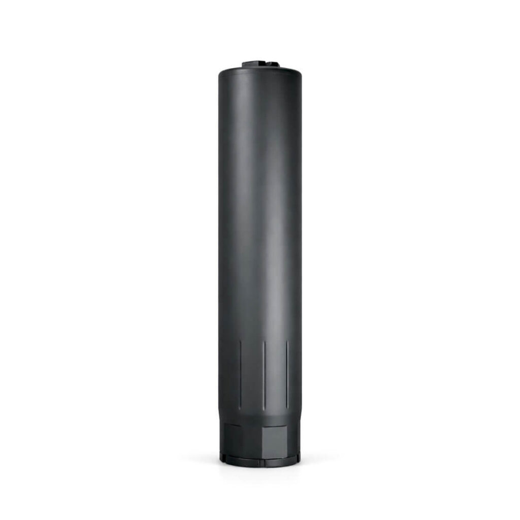 hush tech rifle suppressor Black 6 V2 model and color black