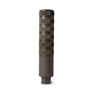 short version of 22 caliber rifle silencer by Hush Tech
